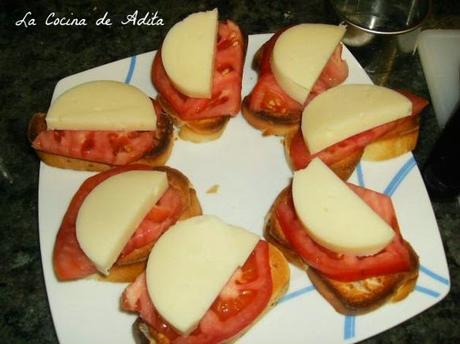 Tapa de queso provolone