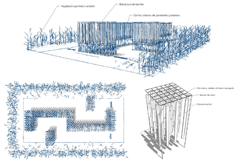 'Musicalidad de Bambú'. Jardín Finalista Festival Internacional de Jardines de Allariz 2015