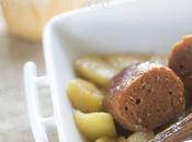 Butifarras dulces manzanas. mejores recetas madre Joan Roca