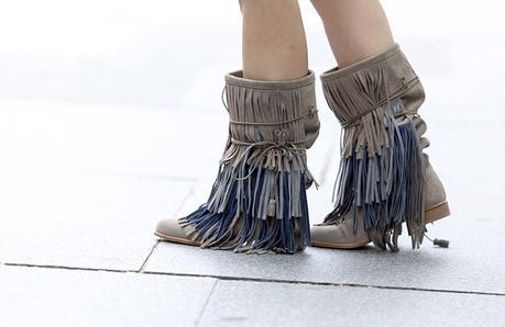 FRINGED BOOTS