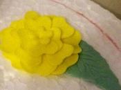 Flor sencilla fondant
