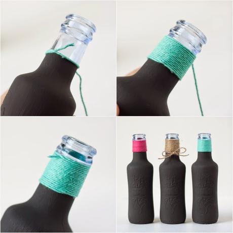 diy-botellas-de-cristal-pintura-pizarra-florero