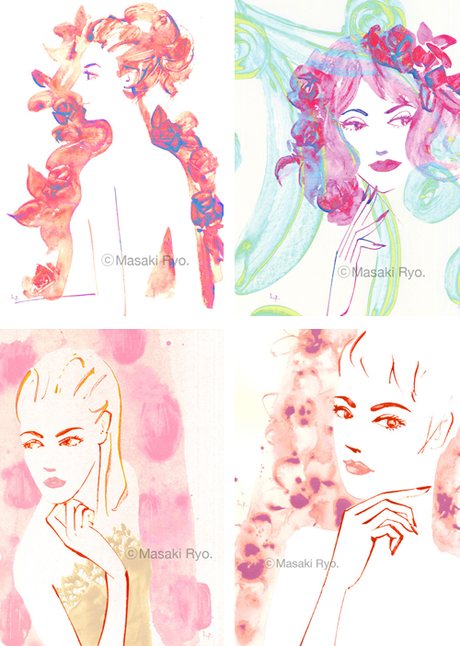 artistas graficos e ilustradores, masaki ryo