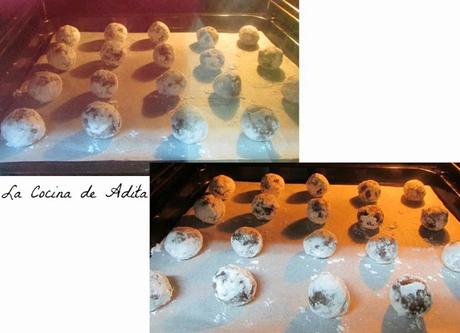 Galletas craqueladas, o blanca y negras