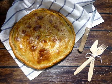 Empanada de carne picada de reciclaje