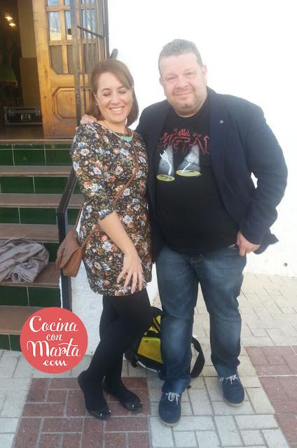 Cocina con Marta en Pesadilla en la Cocina con Alberto Chicote en el Montecillo, Málaga.