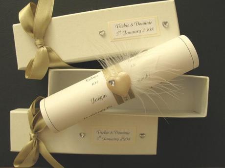 Como hacer fáciles y hermosas invitaciones para bodas.