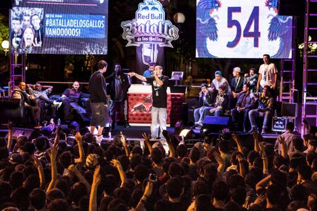 Deskarte and Nylo performs at RedBull Batalla de los Gallos at Port Vell in Barcelona, Spain on May 24th, 2014