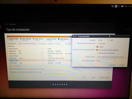 Ubuntu en tu Macbook Air del 2013 ! Ubuntu en tu Macbook Air del 2013 !