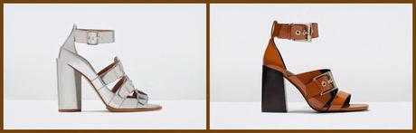 Tacones altos cuadrados