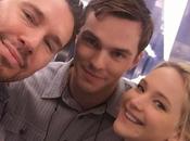 Nicholas Hoult Jennifer Lawrence felices rodaje X-MEN: APOCALIPSIS