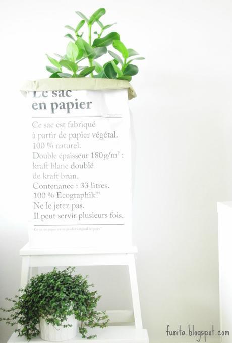 Ideas para decorar con Le sac en papier o The paper bag