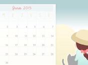Imprimible: Calendario Junio 2015