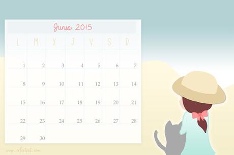Imprimible: Calendario Junio 2015