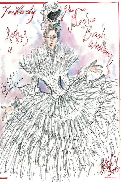 Karl Lagerfeld, Alexander Wang, y más diseñas ideas para el vestido de boda de Lady Gaga