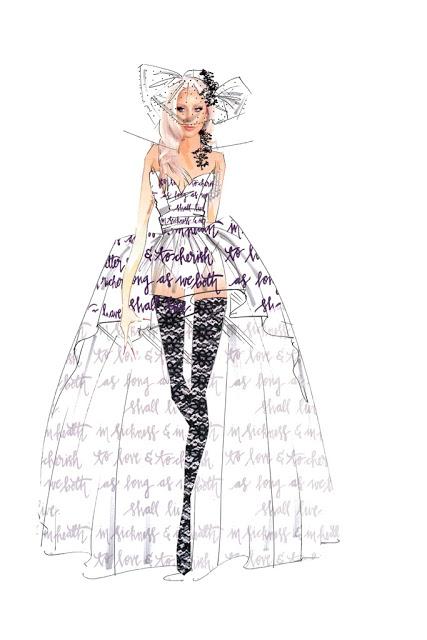 Karl Lagerfeld, Alexander Wang, y más diseñas ideas para el vestido de boda de Lady Gaga