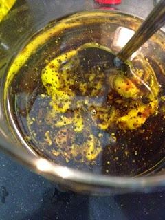 ENSALADA DE LENTEJAS , SALMÓN Y MANGO