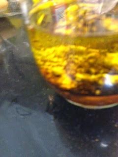 ENSALADA DE LENTEJAS , SALMÓN Y MANGO