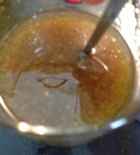 ENSALADA DE LENTEJAS , SALMÓN Y MANGO