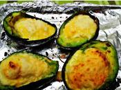 Aguacates horneados queso Mozzarella