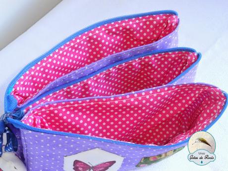 Estuche de 3 compartimentos. Estuche de 3 compartimentos.