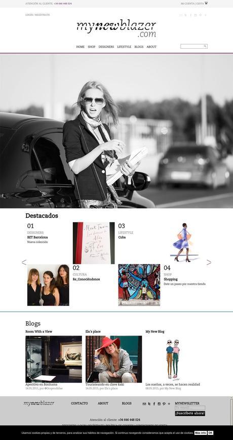 Nace mynewblazer.com, una tienda online de moda y complementos únicos