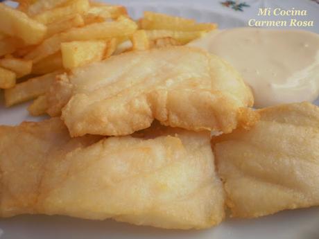 ¡¡ FISH AND CHIPS !! ....o ROSADA FRITA CON PATATAS A LA MALAGUEÑA