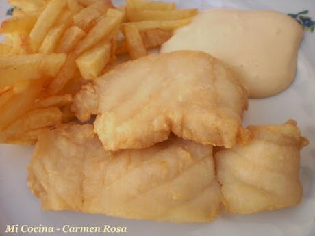 ¡¡ FISH AND CHIPS !! ....o ROSADA FRITA CON PATATAS A LA MALAGUEÑA