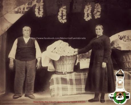 Vicente y Cipriana vendiendo Rosquillas de la Tía Javiera