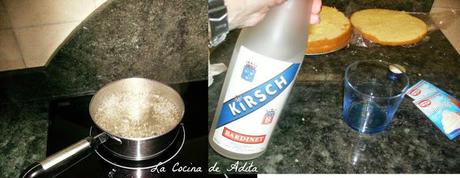 Tarta  de  nata y trufa