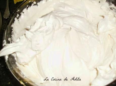 Tarta  de  nata y trufa