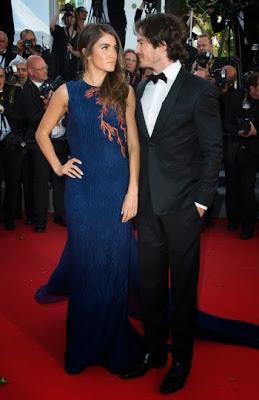 Ian Somerhalder y Nikki Reed en la alfombra roja de Cannes