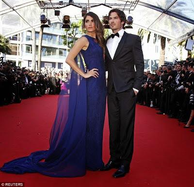 Ian Somerhalder y Nikki Reed en la alfombra roja de Cannes