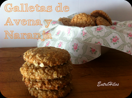 galletas de avena y naranja