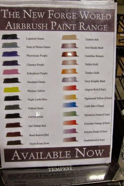 Pintura para aerografo(gama nueva)y calcas para Portadores de la Palabra en FW