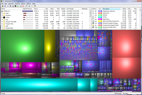 Visor de Disco Duro : Windows Directory Statistics