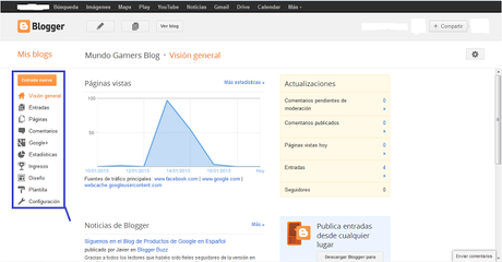 Como crear un blog con Blogger