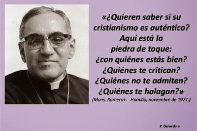 35 años despues de su asesinato, Monseñor Romero será Santo.