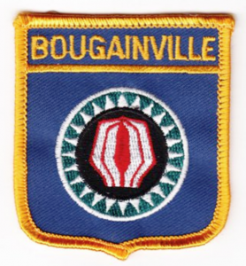 Escudo con la bandera de Bougainville