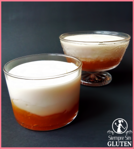 Yogur vegano con base de mermelada (Sin Gluten, Sin Huevo, Sin Lácteos, Vegano)