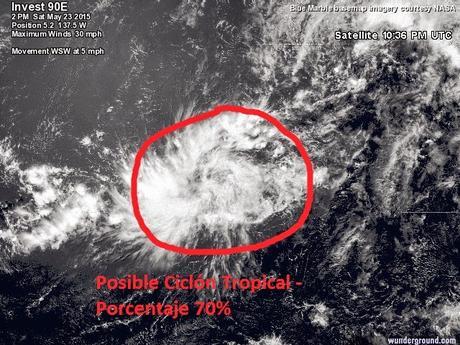 Invest 90e podría evolucionar a un ciclón tropical en el Pacífico bien lejos de Hawaii