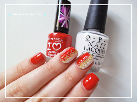 Nail Art Tutorial nº 39 ♥ Red and White