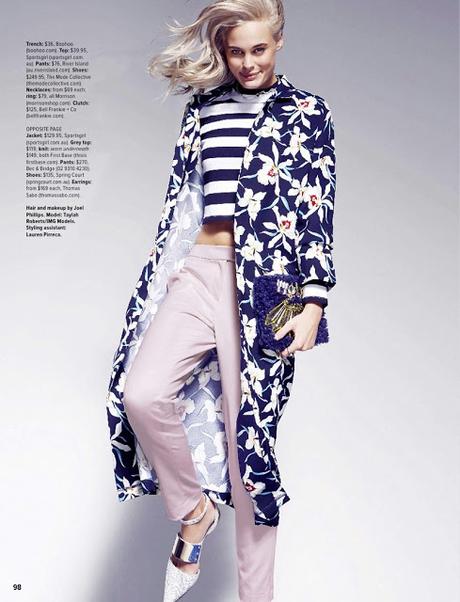 Taylah Roberts posa para Cosmopolitan Australia