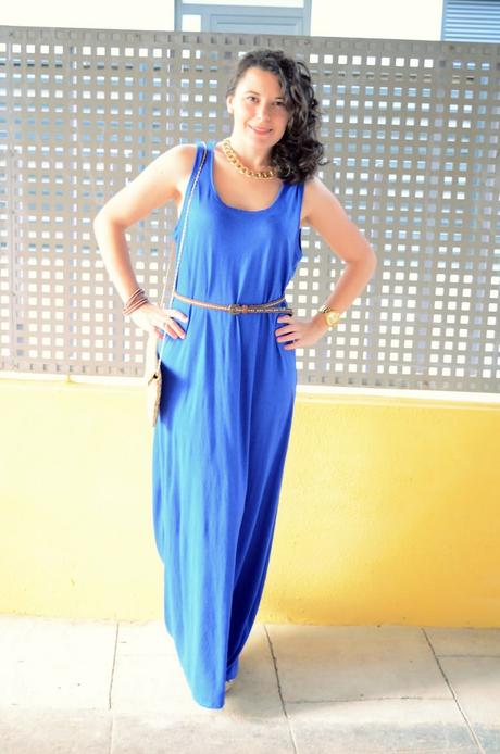 Mi Vestido Azul - Maxi blue dress (4)