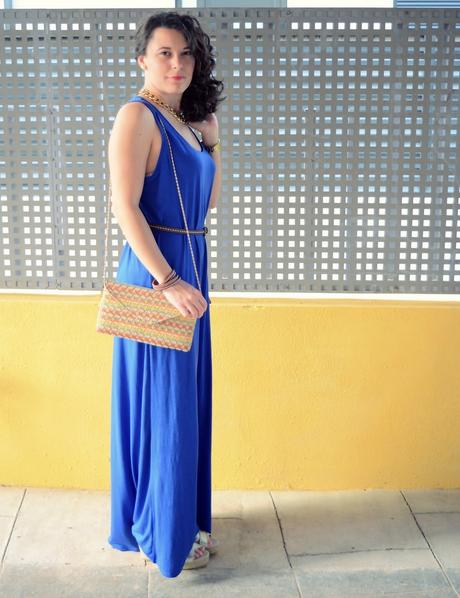Mi Vestido Azul - Maxi blue dress (6)