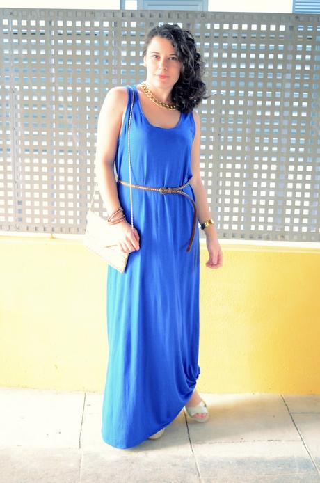 Mi Vestido Azul - Maxi blue dress (3)