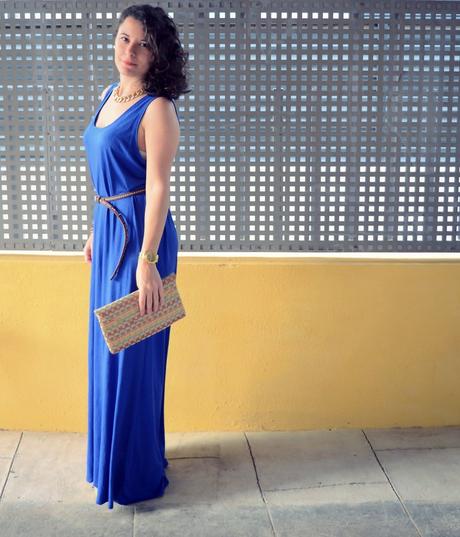 Mi Vestido Azul - Maxi blue dress (7)