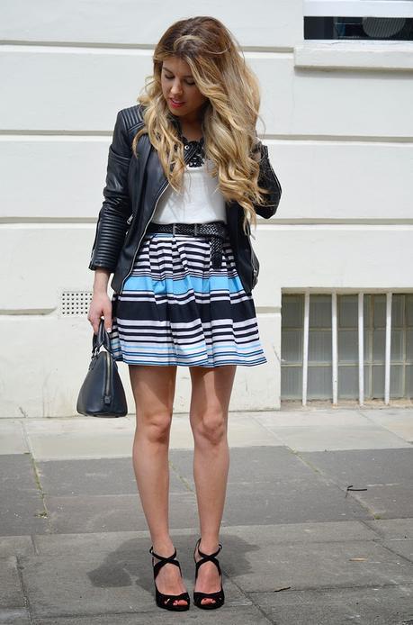 Striped skirt