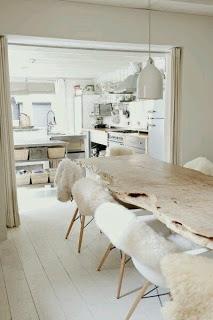 Mesas con tapa de madera