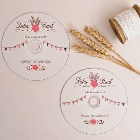 Regala CD's personalizados a tus invitados de boda